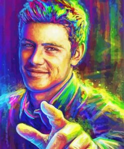 Cory Monteith Illustration paint by number