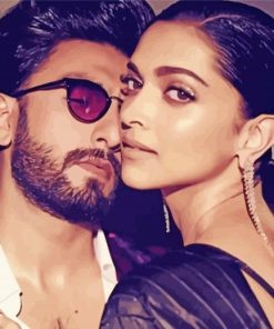 Deepika Padukone And Her Husband paint by number