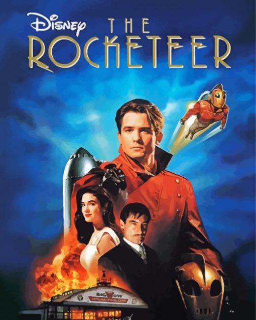 Disney The Rocketeer paint by number