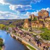 Dordogne France Buildings paint by number