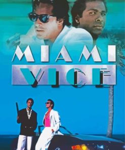 Drama Serie Miami Vice paint by number