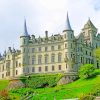 Dunrobin Castle In Sutherland Scotland paint by number