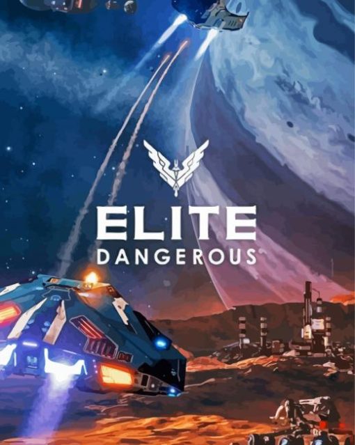 Elite Dangerous Poster paint by number