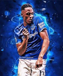 Everton Soccer Football Player paint by number