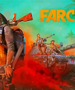 Far Cry 6 Game Poster paint by number