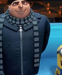 Felonious Gru And Bob The Minion paint by number