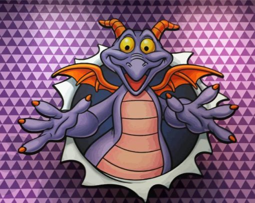 Figment Dragon paint by number