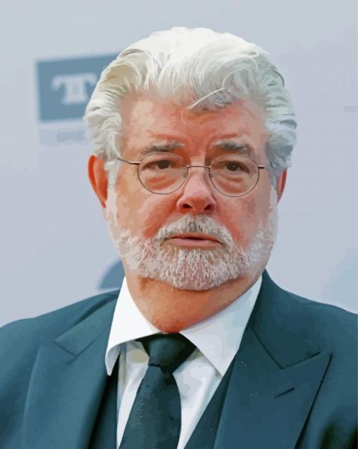 Film Director George Lucas paint by number