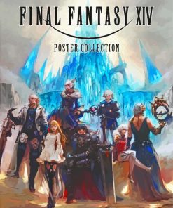 Final Fantasy XIV Poster Art paint by number