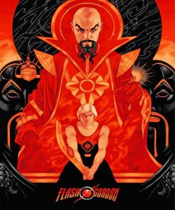 Flash Gordon Illustration paint by number