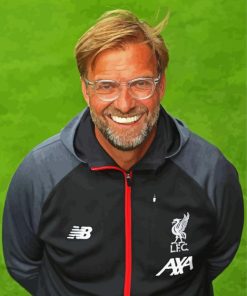 Football Manager Jurgen klopp paint by number