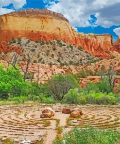 Ghost Ranch Landscape paint by number