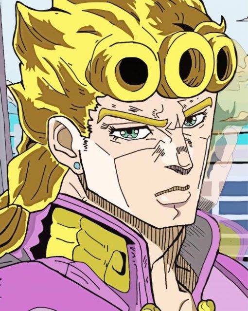 Giornos Anime paint by number