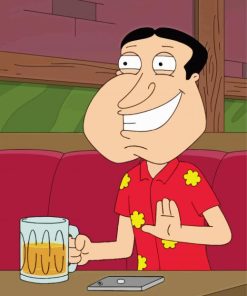 Glenn Quagmire paint by number