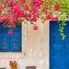 House With Blue Door paint by number