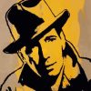 Humphrey Bogart Pop Art paint by number