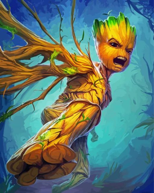 I Am Groot paint by number