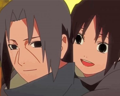 Itachi And Sasuke paint by number