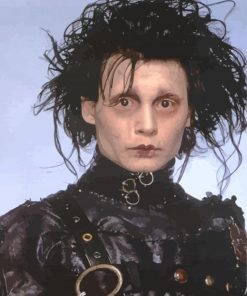 Johnny Depp Edward Scissorhands paint by number