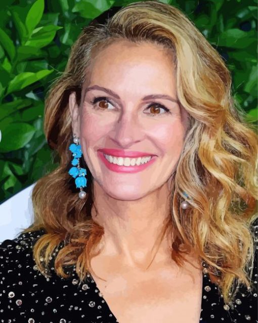 Julia Roberts paint by number