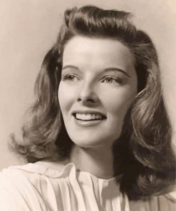 Katharine Hepburn paint by number