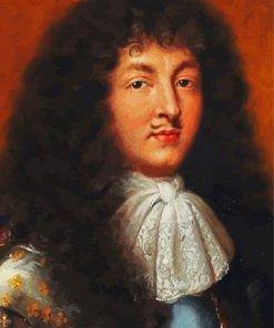 King Louis XIV Portrait paint by number