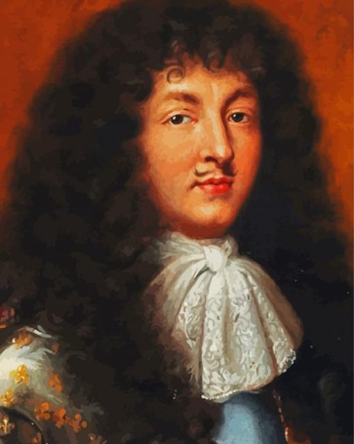 King Louis XIV Portrait paint by number