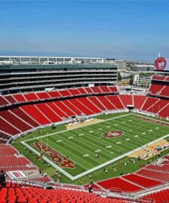 Levi Stadium paint by number