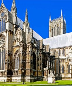 Lincoln Cathedral Lincolnshire paint by number