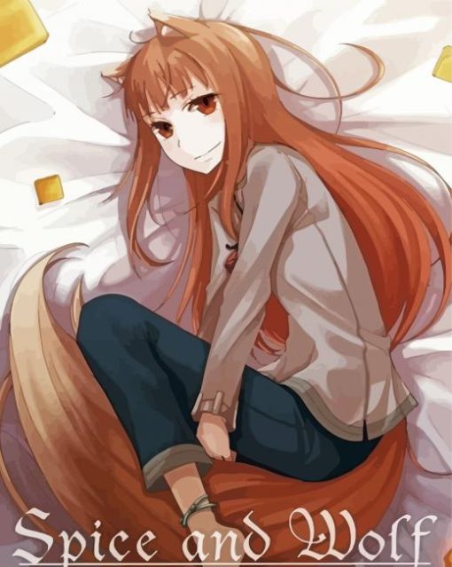 Manga Anime Spice And Wolf paint by number