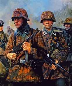 Military Ww2 paint by number