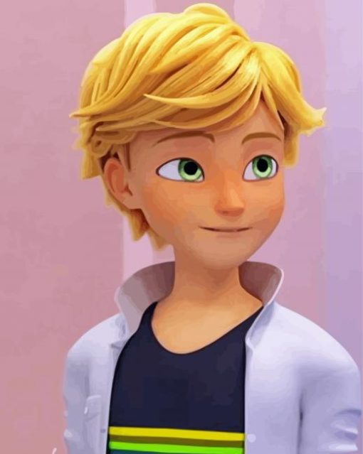 Miraculous Adrien paint by number