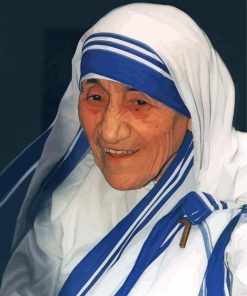 Mother Teresa paint by number