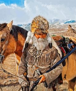 Mountain Man paint by number