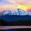 Mt Shasta Landscape paint by number