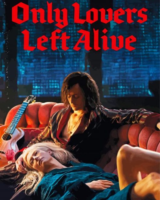 Only Lovers Left Alive Poster paint by number