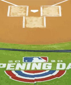 Opening Day paint by number