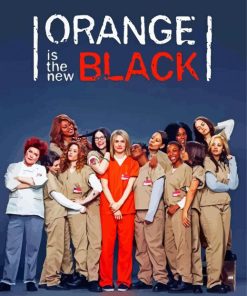 Orange Is The New Black Serie Poster paint by number