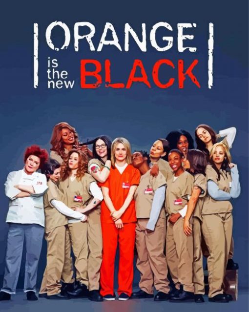 Orange Is The New Black Serie Poster paint by number