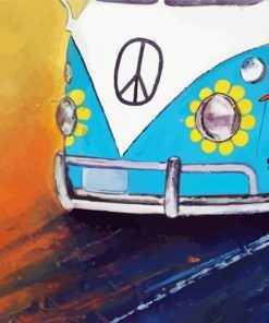 Peace Van Art paint by number