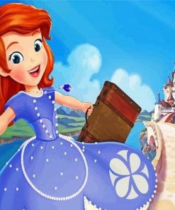 Princess Sofia Disney paint by number