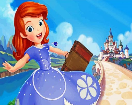 Princess Sofia Disney paint by number