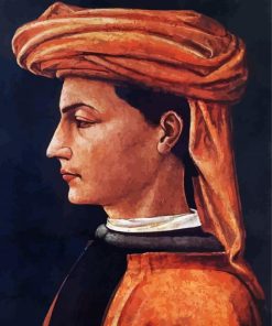 Profile Of A Man By Paolo Uccello paint by number