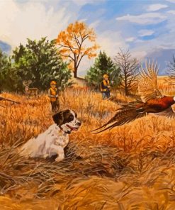 Quail Hunting paint by number