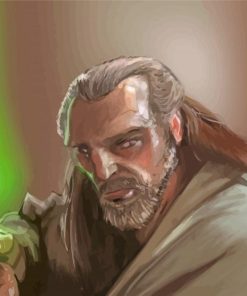 Qui Gon Art paint by number