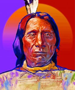 Red Cloud Art paint by number