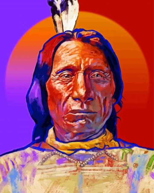 Red Cloud Art paint by number