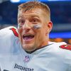 Rob Gronkowski Football Player paint by number