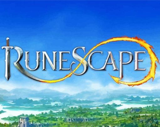 Runscape Game Poster Paint by number