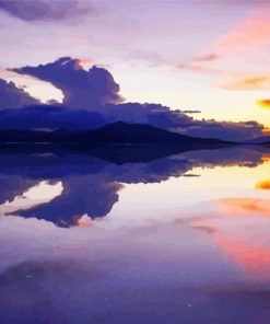 Salar De Uyuni Landscape paint by number